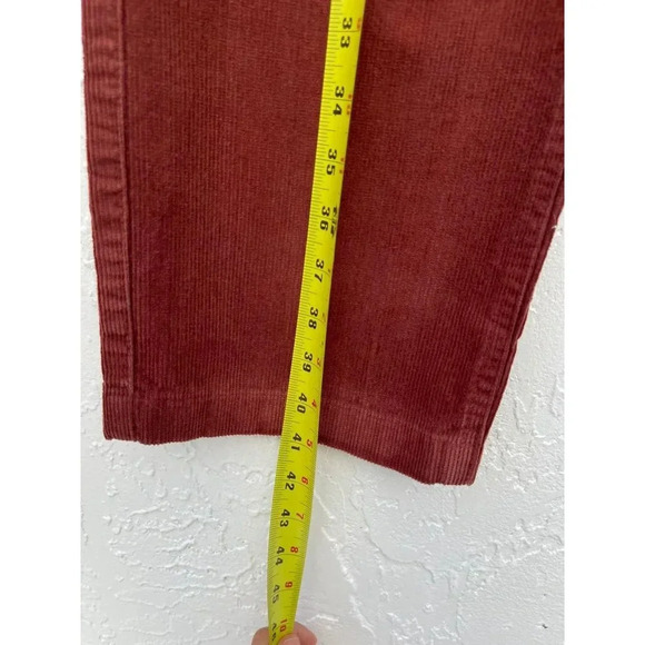 Peter Christian Mens Flat Front Corduroy Pants Cinnamon Sz W38x L30 - Picture 7 of 11